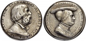 DEUTSCHLAND
Sammlung von Münzen und Medaillen der Stadt Nürnberg aus altem Privatbeitz
Silbermedaille o. J. (um 1590). Modell von Mathes Gebel. Brus...