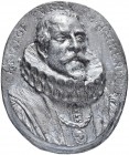 DEUTSCHLAND
Sammlung von Münzen und Medaillen der Stadt Nürnberg aus altem Privatbeitz
Bleimedaille o. J. Auf Christof Fürer von Haimendorf (1578-16...