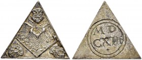 DEUTSCHLAND
Sammlung von Münzen und Medaillen der Stadt Nürnberg aus altem Privatbeitz
Silbermedaille 1613. Auf die Grundsteinlegung zur Wöhrder Tor...