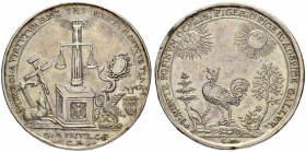 DEUTSCHLAND
Sammlung von Münzen und Medaillen der Stadt Nürnberg aus altem Privatbeitz
Silbermedaille o. J. Sogenannte Rietersche Moralische Medaill...