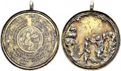 DEUTSCHLAND
Sammlung von Münzen und Medaillen der Stadt Nürnberg aus altem Privatbeitz
Silbermedaille 1621. Patenmedaille, Inschrift: Anno 1621. ad ...