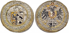 DEUTSCHLAND
Sammlung von Münzen und Medaillen der Stadt Nürnberg aus altem Privatbeitz
Kipper Gulden 1622. Wappen und Adler teilweise farbig emailli...