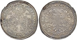 DEUTSCHLAND
Sammlung von Münzen und Medaillen der Stadt Nürnberg aus altem Privatbeitz
Taler 1624. 29.66 g. Kellner 231b. Dav. 5637. Kleiner Schrötl...