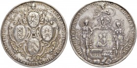 DEUTSCHLAND
Sammlung von Münzen und Medaillen der Stadt Nürnberg aus altem Privatbeitz
Silbermedaille 1624. Auf die Bankstädte Venedig, Amsterdam, H...