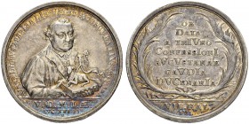 DEUTSCHLAND
Sammlung von Münzen und Medaillen der Stadt Nürnberg aus altem Privatbeitz
Silbermedaille 1730. Auf die 200-Jahrfeier der Augsburger Kon...