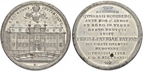 DEUTSCHLAND
Sammlung von Münzen und Medaillen der Stadt Nürnberg aus altem Privatbeitz
Zinnmedaille 1733. Auf die 100-Jahrfeier der Rückverlegung de...