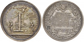 DEUTSCHLAND
Sammlung von Münzen und Medaillen der Stadt Nürnberg aus altem Privatbeitz
Silbermedaille 1740. Auf die 300-Jahrfeier der Erfindung des ...