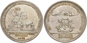 DEUTSCHLAND
Sammlung von Münzen und Medaillen der Stadt Nürnberg aus altem Privatbeitz
Silbermedaille 1742. Prämie der Hilfskasse für Handlungsbedie...