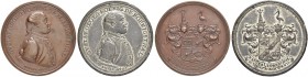 DEUTSCHLAND
Sammlung von Münzen und Medaillen der Stadt Nürnberg aus altem Privatbeitz
Bronzemedaille 1760. Auf Gustav Georg König von Königsthal. S...