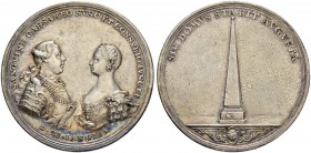 DEUTSCHLAND
Sammlung von Münzen und Medaillen der Stadt Nürnberg aus altem Privatbeitz
Silbermedaille 1765. Auf die Vermählung Josefs II. mit Joseph...