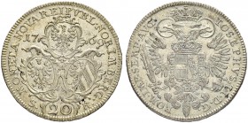 DEUTSCHLAND
Sammlung von Münzen und Medaillen der Stadt Nürnberg aus altem Privatbeitz
20 Kreuzer 1769. 6.63 g. Kellner 361. Vorzüglich / Extremely ...