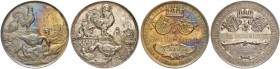 DEUTSCHLAND
Sammlung von Münzen und Medaillen der Stadt Nürnberg aus altem Privatbeitz
Silbermedaille 1896. Verdienstmedaille der VI. Bayerischen La...