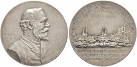 DEUTSCHLAND
Sammlung von Münzen und Medaillen der Stadt Nürnberg aus altem Privatbeitz
Silbermedaille 1898. Auf den 3. Verbandstag des Verbandes für...