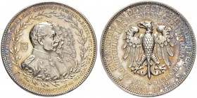 DEUTSCHLAND
Sammlung von Münzen und Medaillen der Stadt Nürnberg aus altem Privatbeitz
Silbermedaille 1902. Auf das 50jährige Bestehen des Germanisc...