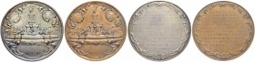 DEUTSCHLAND
Sammlung von Münzen und Medaillen der Stadt Nürnberg aus altem Privatbeitz
Silbermedaille 1902. Auf die Enthüllung des Neptunsbrunnens. ...