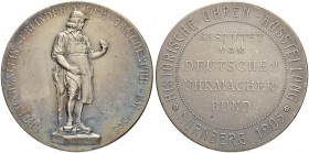 DEUTSCHLAND
Sammlung von Münzen und Medaillen der Stadt Nürnberg aus altem Privatbeitz
Silbermedaille 1905. Auf die Historische Uhren-Ausstellung. S...