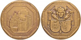 DEUTSCHLAND
Sammlung von Münzen und Medaillen der Stadt Nürnberg aus altem Privatbeitz
Bronzemedaille 1905. Auf die Eröffnung des Stadttheaters. Ste...