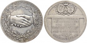 DEUTSCHLAND
Sammlung von Münzen und Medaillen der Stadt Nürnberg aus altem Privatbeitz
Silbermedaille 1909. Auf das 25jährige Wirken des Direktors H...