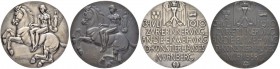 DEUTSCHLAND
Sammlung von Münzen und Medaillen der Stadt Nürnberg aus altem Privatbeitz
Silbermedaille 1910. Auf die Einweihung des Künstlerhauses. S...