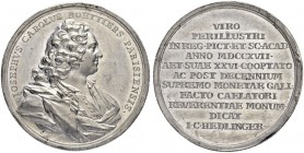 FRANKREICH
Königreich
Louis XV. 1715-1774. Zinnmedaille o. J. (um 1734-1736). Auf den Medailleur Joseph Charles Roettiers. Stempel von J. C. Hedling...