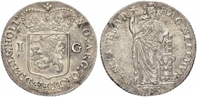 NIEDERLANDE
Holland, Provinz
1 Gulden 1793. 10.44 g. Delmonte 1182. Kleiner Schrötlingsfehler / Minor planchet defect. Vorzüglich / Extremely fine....