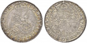 POLEN
Johann Kasimir, 1649-1668. Ort 1668, Krakau. Mmz. TLB (Titus Livius Boratini). 5.60 g. Gumowski 1764. Vorzüglich / Extremely fine.