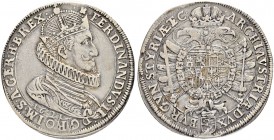 SAMMLUNG VON MÜNZEN UND MEDAILLEN DES RÖMISCH-DEUTSCHEN REICHES UND ÖSTERREICHS
Ferdinand II. 1618-1637. Taler 1621, Graz. 28.71 g. Herinek 415a. Dav...