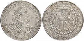 SAMMLUNG VON MÜNZEN UND MEDAILLEN DES RÖMISCH-DEUTSCHEN REICHES UND ÖSTERREICHS
Ferdinand II. 1618-1637. Doppeltaler 1631, Graz. 56.32 g. Herinek 308...