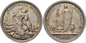 SCHWEIZER MÜNZEN UND MEDAILLEN
Bern
Sechzehnerpfennig o. J. (ab 1742). 85.08 g. Schweizer Medaillen 631. Fast FDC / About uncirculated.