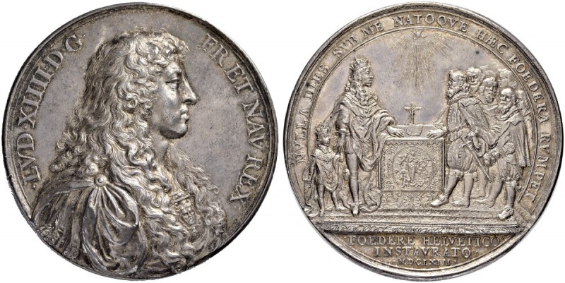 SCHWEIZER MÜNZEN UND MEDAILLEN
Medaillen und Diverses
Silbermedaille 1663. Auf...