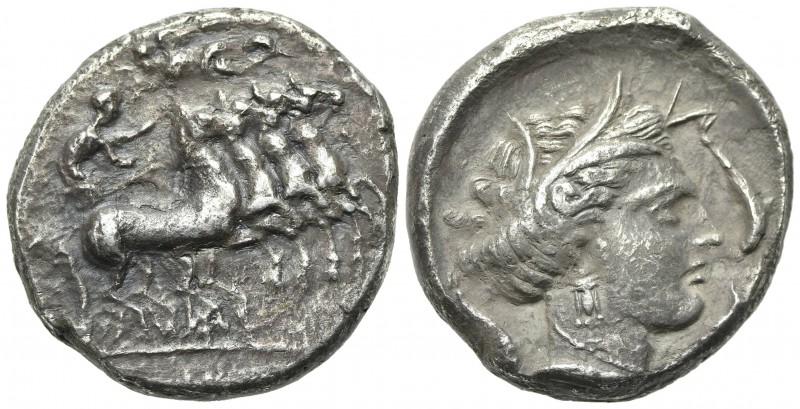 Sicily, Lilybaion (as ‘Cape of Melkart’), ca. 330-305 BC. AR Tetradrachm (g 16,5...