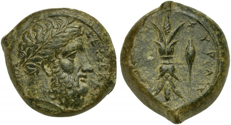 Sicily, Syracuse, Hemidrachm struck under Timoleon and the Third Democracy, ca. ...