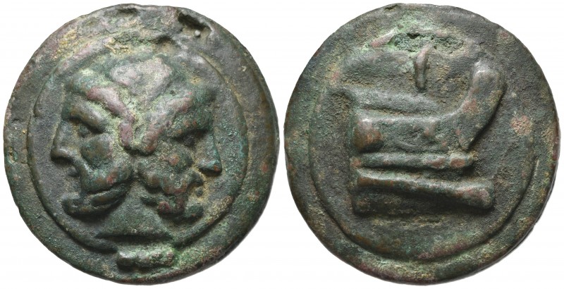 Anonymous, Cast As, Rome, ca. 225-217 BC. AE (g 267,89; mm 64; h 12). Libral sta...