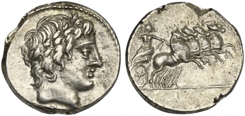 Gargilius, Ogulnius and Vergilius, Denarius, Rome, ca. 86 BC. AR (g 3,69; mm 19;...