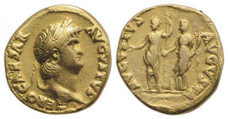 Nero (54-68), Aureus, Rome, 64-5. AV (g 7.05, mm 17, h 6). NERO CAESAR AVGVSTVS,...