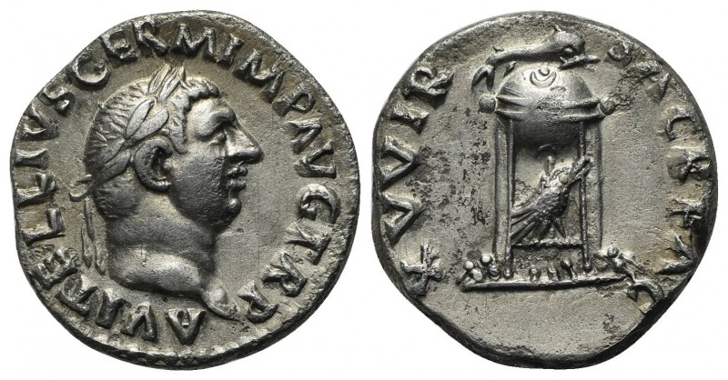 Vitellius (AD 69), Denarius, Rome, c. late April-20 December. AR (g 3,24; mm 17;...