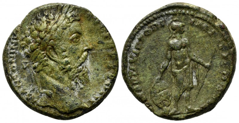 Marcus Aurelius (161-180), As, Rome, 171-4. AE (g 10,86; mm 25,5; h 6). Laureate...