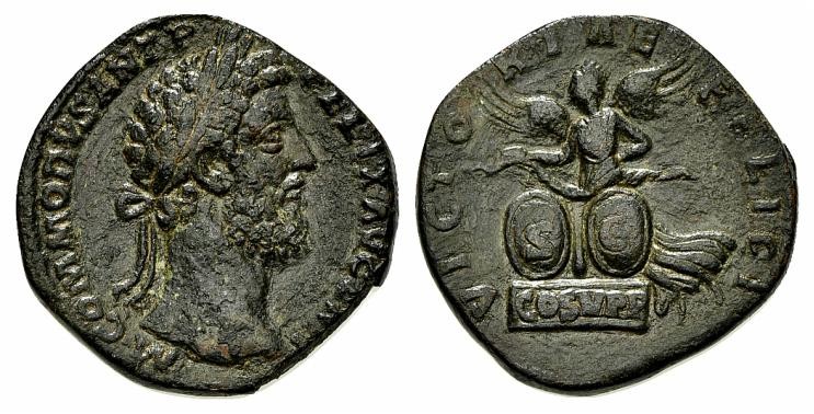 Commodus (177-192), Sestertius, Rome, AD 189. AE (g 22,17; mm 30; h 6). M COMMOD...