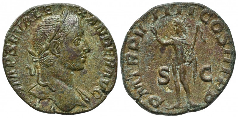 Severus Alexander (222-235), Sestertius, Rome, AD 230. AE (g 13,55; mm 29; h 12)...