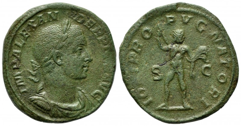 Severus Alexander (222-235), Sestertius, Rome, AD 231. AE (g 18,87; mm 31; h 12)...