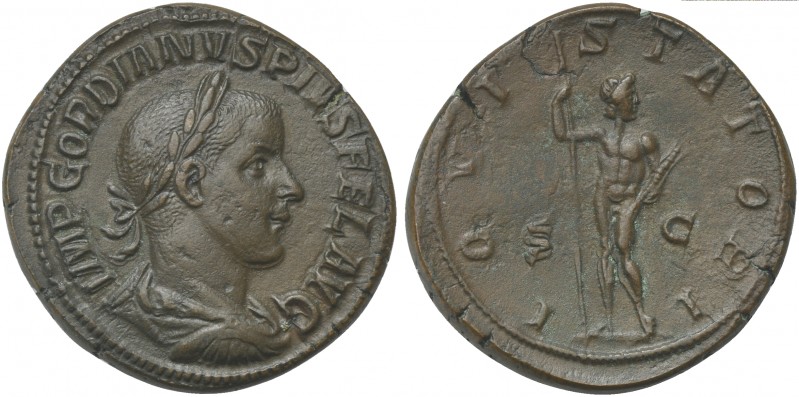 Gordian III (238-244), Sestertius, Rome, 241-3. AE (g 19,05; mm 32; h 12). IMP G...