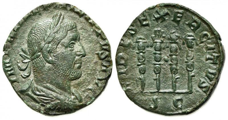 Philip I (244-249), Sestertius, Rome, 244-9. AE (g 13,81; mm 26,5; h 12). IMP M ...