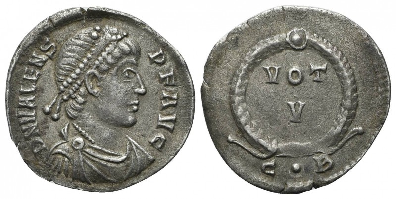 Valens (364-378), Siliqua, Constantinople, 364-7. AR (g 1,80; mm 18; h 6). D N V...