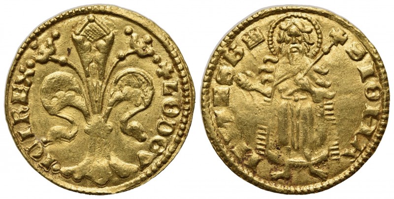 Hungary, Ludwig I (1342-1382). AV Fiorino - Goldgulden (g 3,54; mm 21; h 10). Fl...