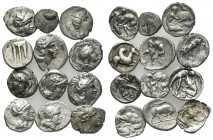 Magna Graecia, lot of 12 Greek Fractions, to be catalog. Lot sold as is, no return