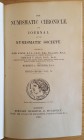 AA.VV. Numismatic Chronicle and Journal of the Numismatic Society. Third Series Vol. X. London 1890. Mezzapelle con titolo in oro al dorso, pp. 339, t...
