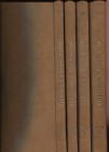 AA.VV. Studi e materiali di Archeologia e Numismatica. Firenze, 1899 – 1905. 4 vol. tutto il pubblicato, completo. Tavv, e illustrazioni nel testo. Ri...