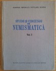 AA.VV. Studi Cercetari de Numismatica. Vol. I. Romania 1957. Tela ed. pp. 497,ill. In b/n, tavv. In b/n. Buono stato
