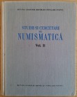 AA.VV. Studi Cercetari de Numismatica. Vol. II. Romania 1958. Tela ed. pp. 526, ill. in b/n, tavv. In b/n, alcune tavv. Ripiegate, una mappa ripiegata...