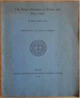 Allen D. The Belgic Dynasties of Britain and Their Coins. Oxford 1944. Brossura ed. pp. 46, tavv. IV in b/n. Ex Libris. Buono stato